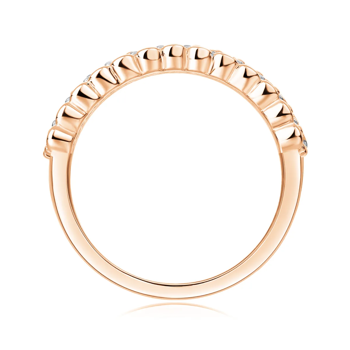 The Lumina Poetry Set – Moissanite Wedding Rings in Two-Tone Gold-Plated S925 Silver